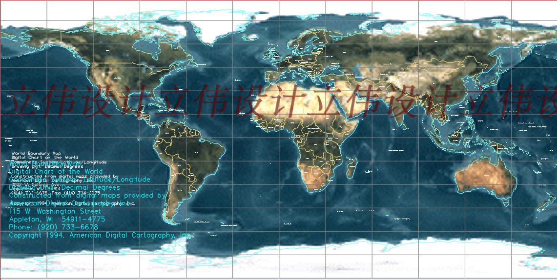 中国地图CAD全国地图世界地图CAD图素材