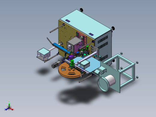 插针机设备正等轴测缩略图