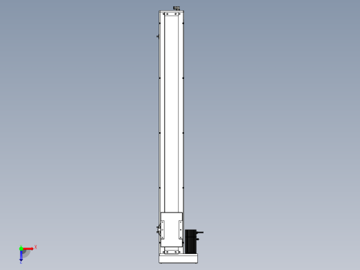 Toyo东佑达直线模组-ECH14-1050-BL-200W+煞車俯视缩略图