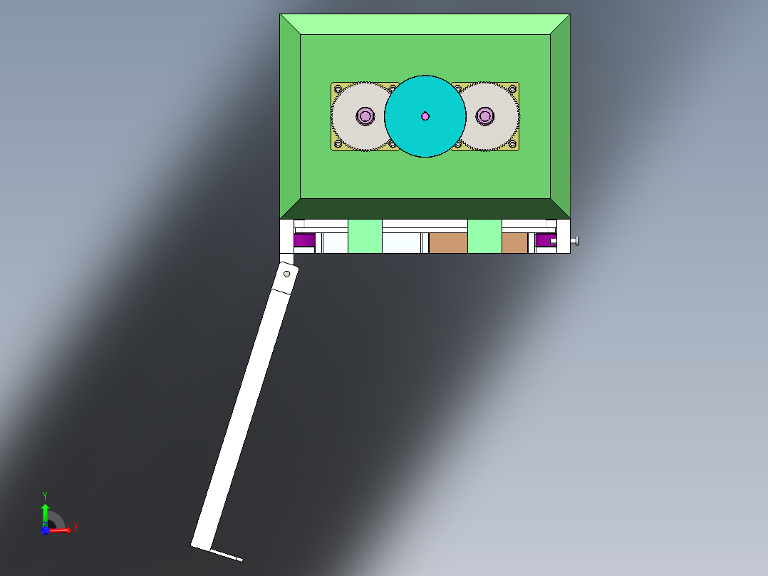 棉花打包机前视图