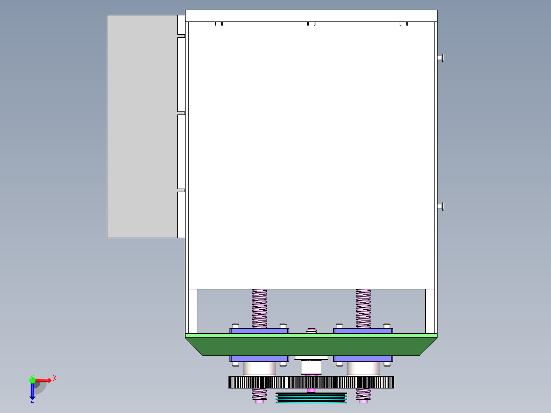 棉花打包机俯视图