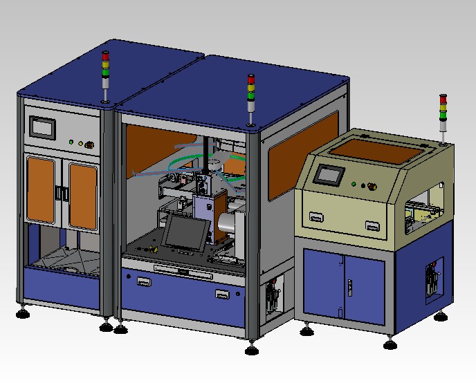 E100 PCB板供料贴标收料一体机