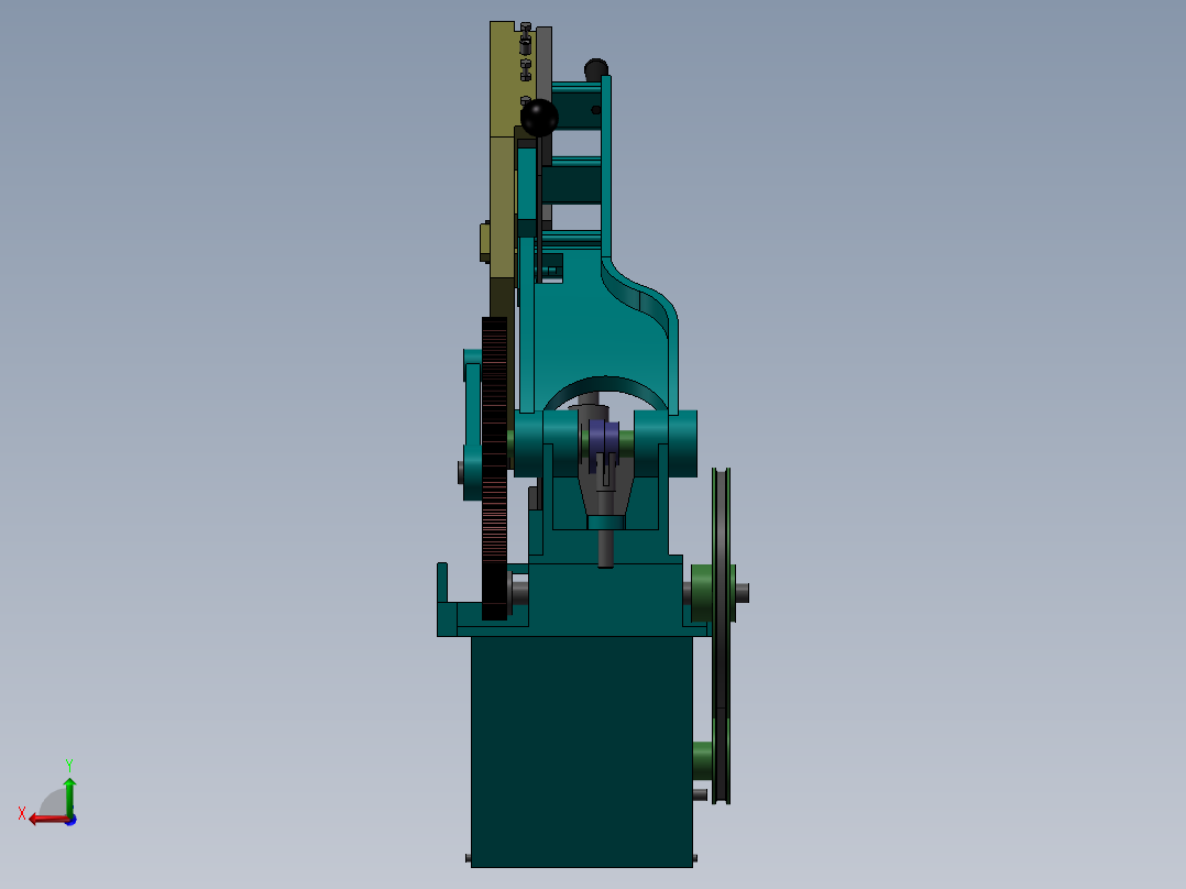 G7016锯床后视图