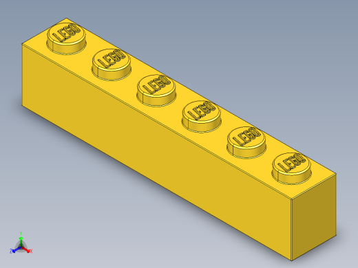 乐高套装 4421基本积木-300924 Bright Yellow Brick 1 x 6.STEP