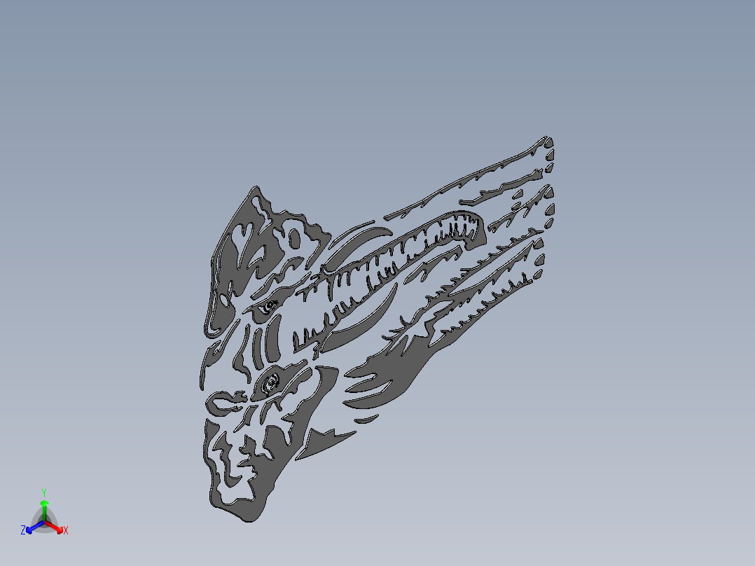 大象正等轴测图