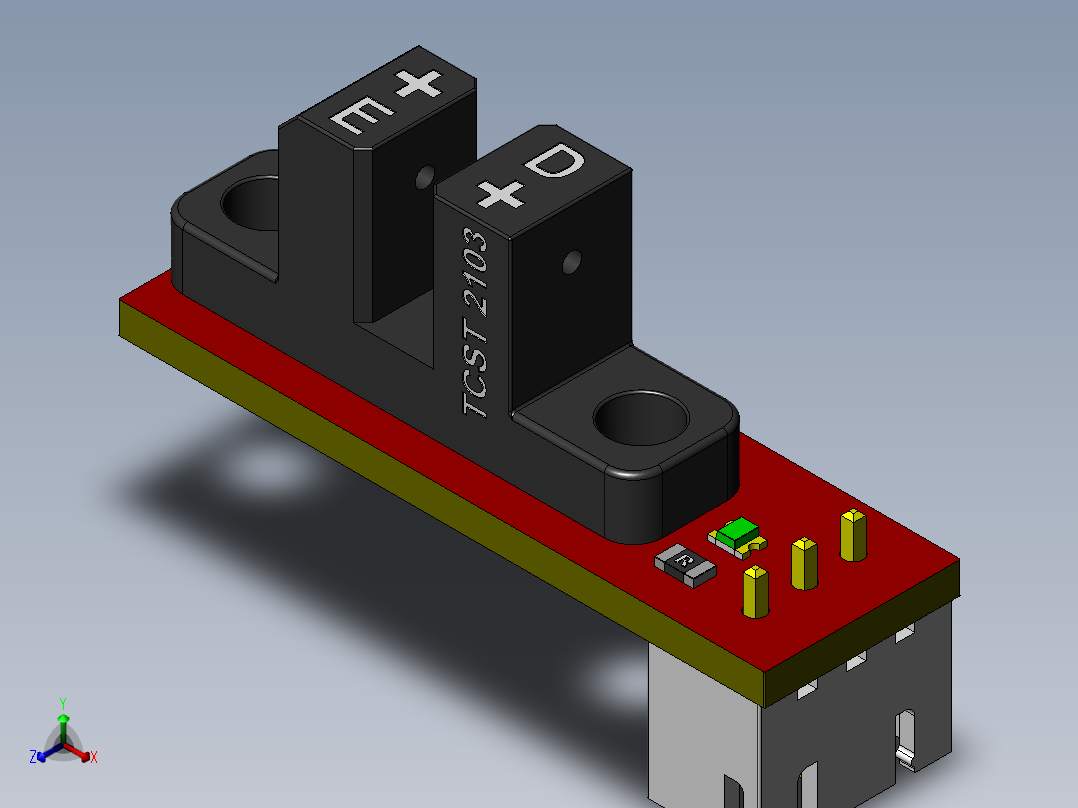 光学限位传感器终端开关
