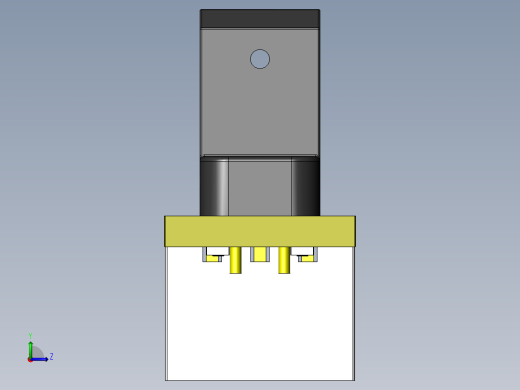 光学限位传感器终端开关左视缩略图