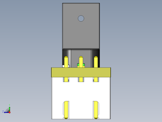 光学限位传感器终端开关右视缩略图
