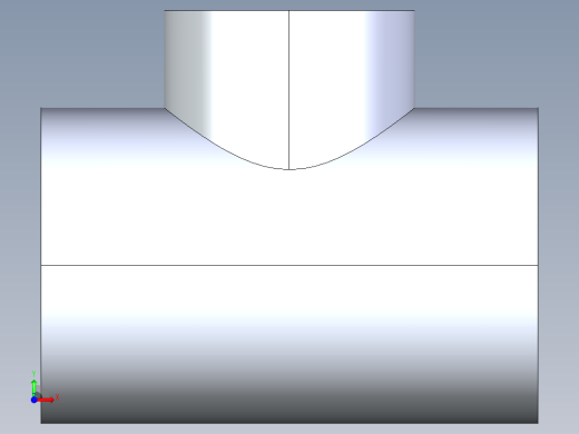 聚氯乙烯配件02-Sch80_ReducingTee_SxSxS_801-422_4.5in x 3in前视缩略图