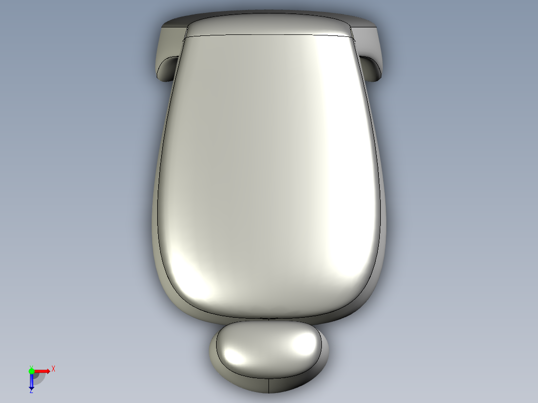 汽车座椅 (10)俯视图