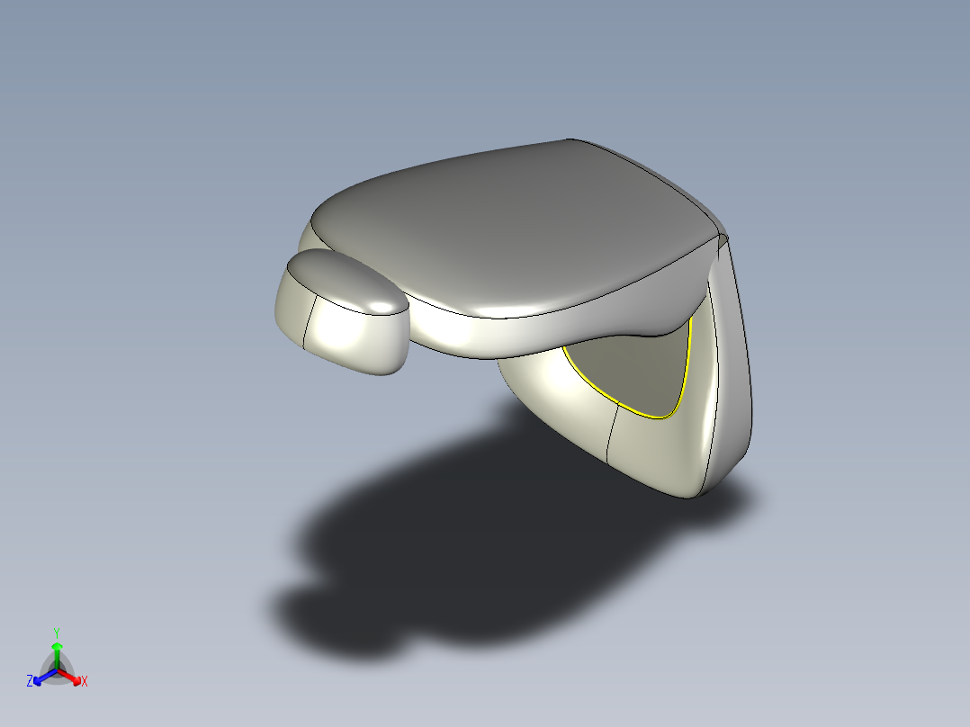 汽车座椅 (10)正等轴测图