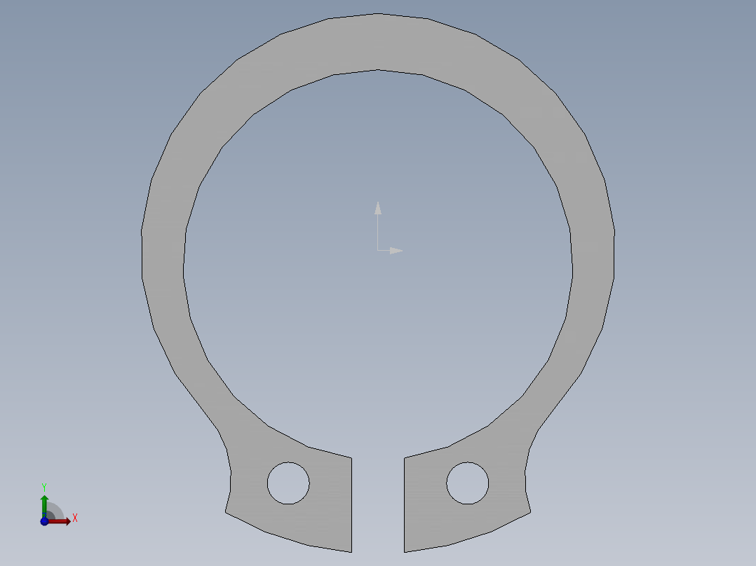 轴挡圈20前视图