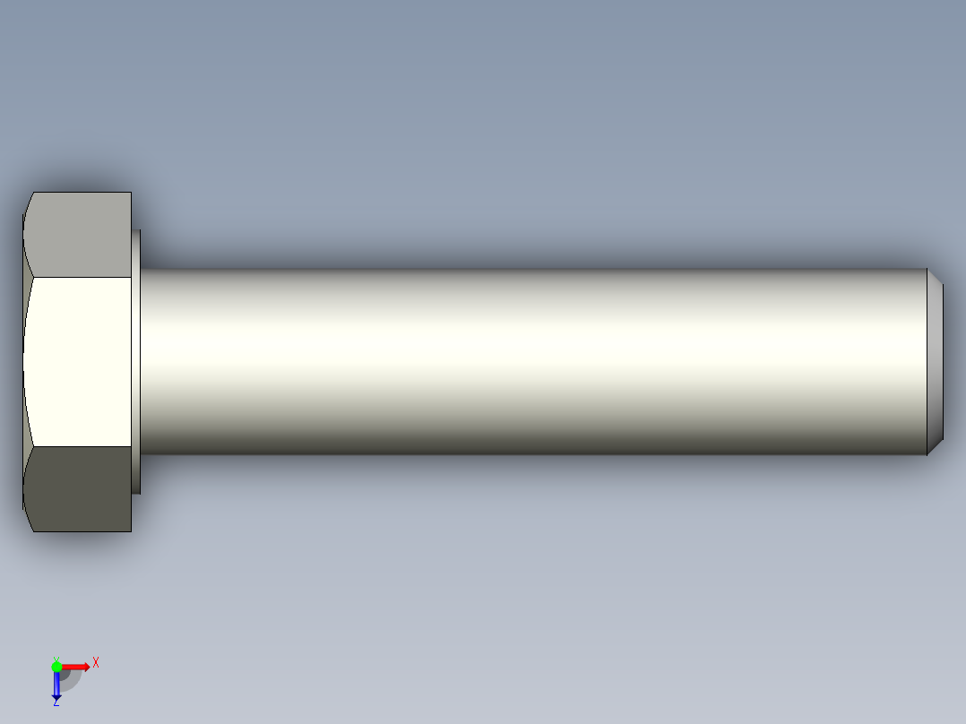 螺钉-DIN_931-M14x2x60_22.stp俯视图