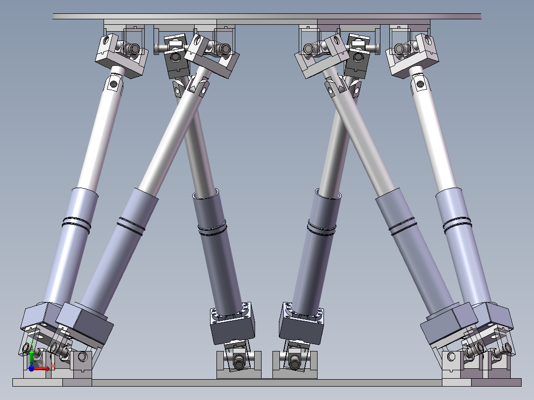 六自由度平台前视图