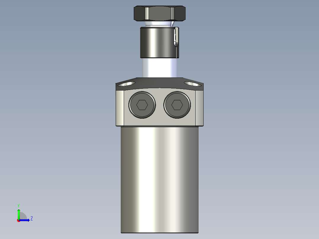 KOSMEKLHS0400-CR-Y60多系列多零件图纸模型左视图