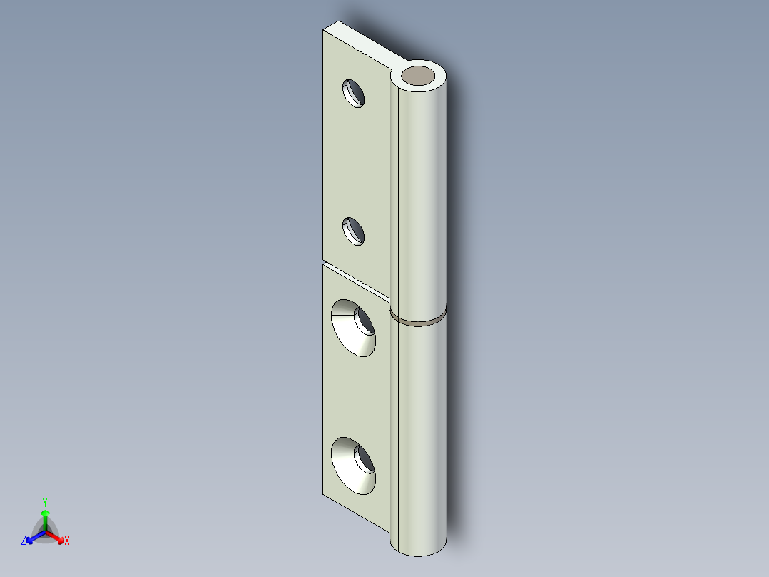 型材-BR 20X20 INTERNAL HINGE BR095AI20主视图