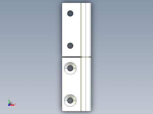 型材-BR 20X20 INTERNAL HINGE BR095AI20前视缩略图