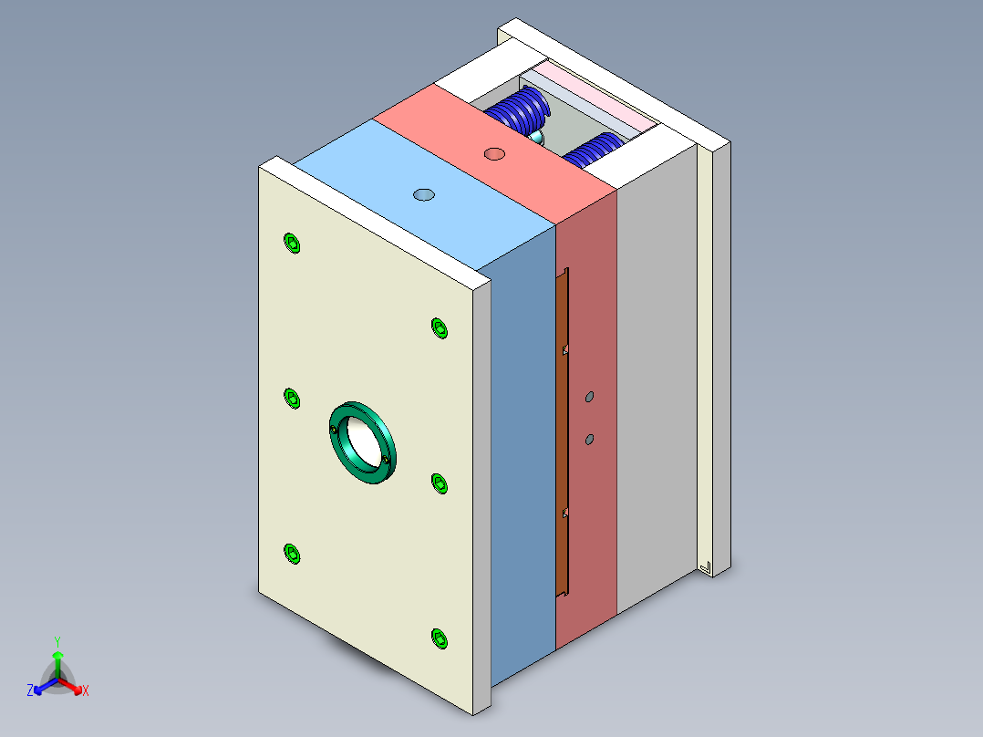 杯托注塑模具设计含三维UG=722524=250liange正等轴测图