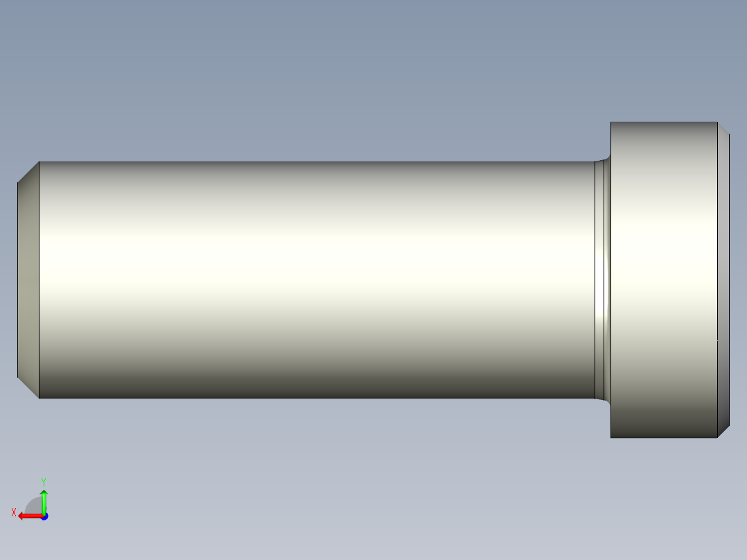 螺钉-Hexalobular_socket_screw-M12-30-20-6-16-8.3-C0.6.stp后视图