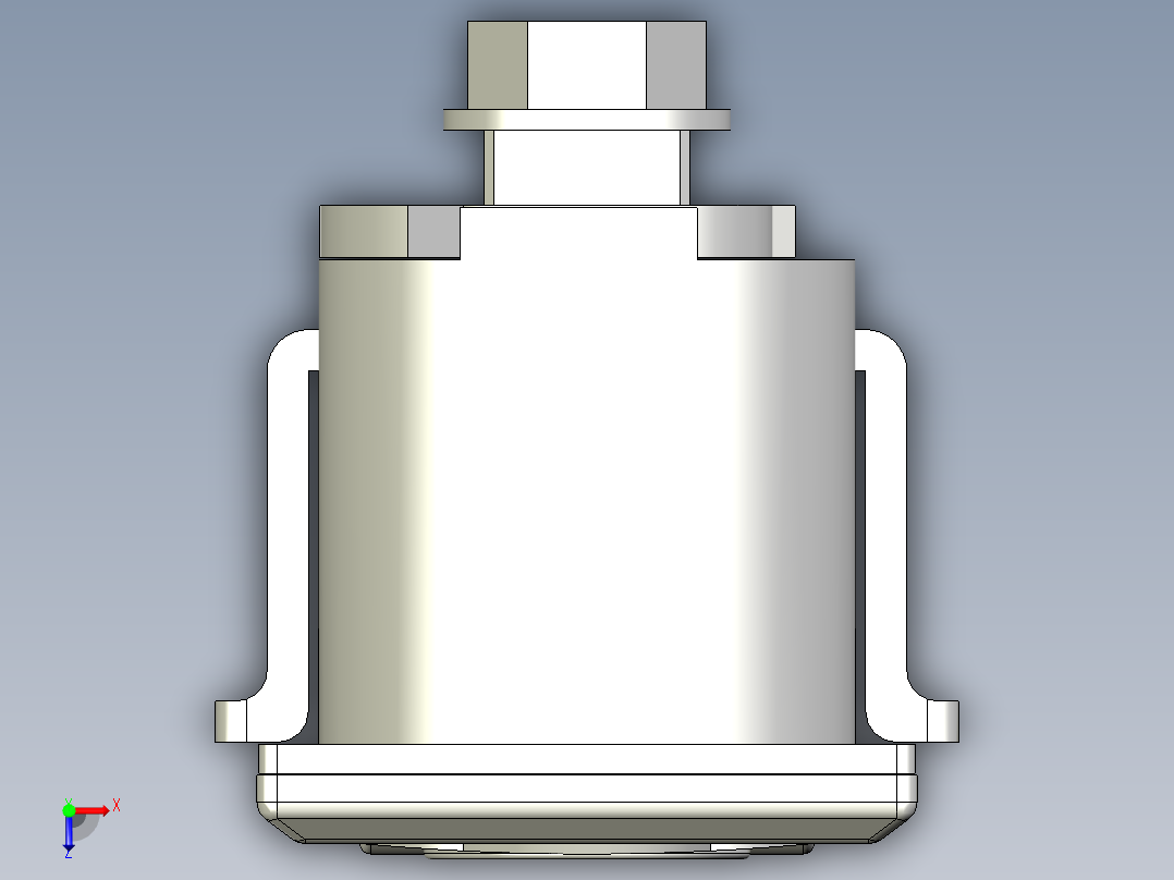 防水平面把手(B)5571-3D多系列多零件图纸模型俯视图