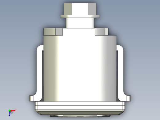 防水平面把手(B)5571-3D多系列多零件图纸模型俯视缩略图