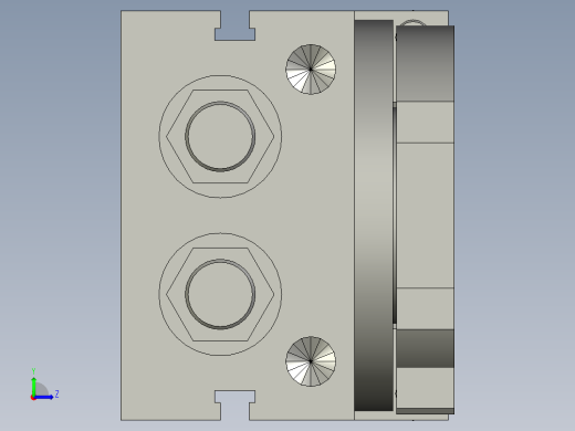 旋转气爪PRC22ST-180左视缩略图