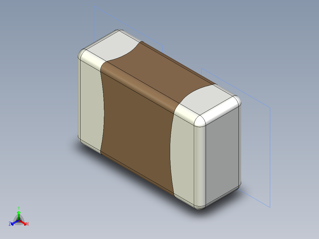 CAPC-0805-T0.75-BN正等轴测图