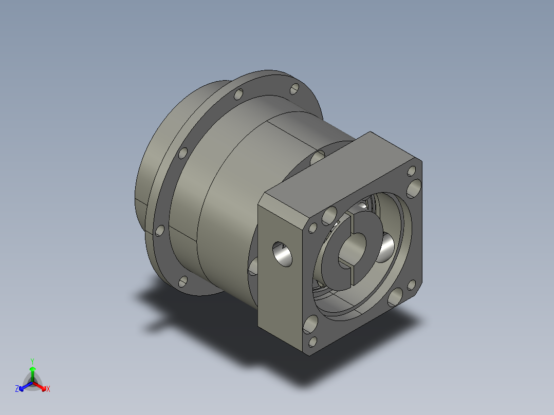 斜齿PHF060-L1 14-50-70-M5.STEP主视图