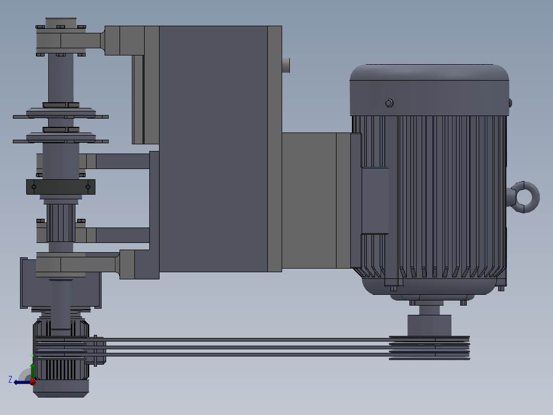一种可轴向换刀旋风铣刀的设计含SW三维图+CAD图纸+说明书右视图