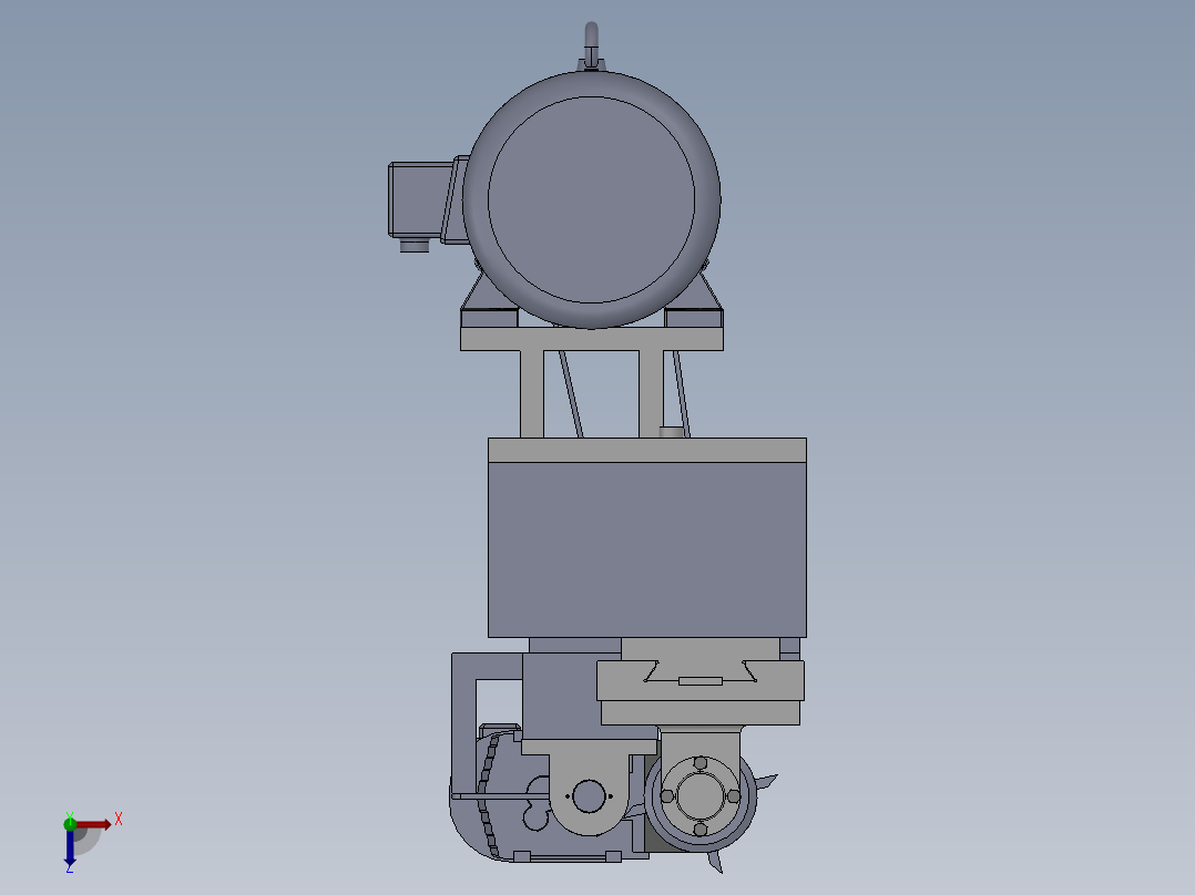 一种可轴向换刀旋风铣刀的设计含SW三维图+CAD图纸+说明书俯视图
