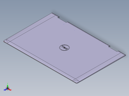 金属外壳铣凹槽结构UG程序模型