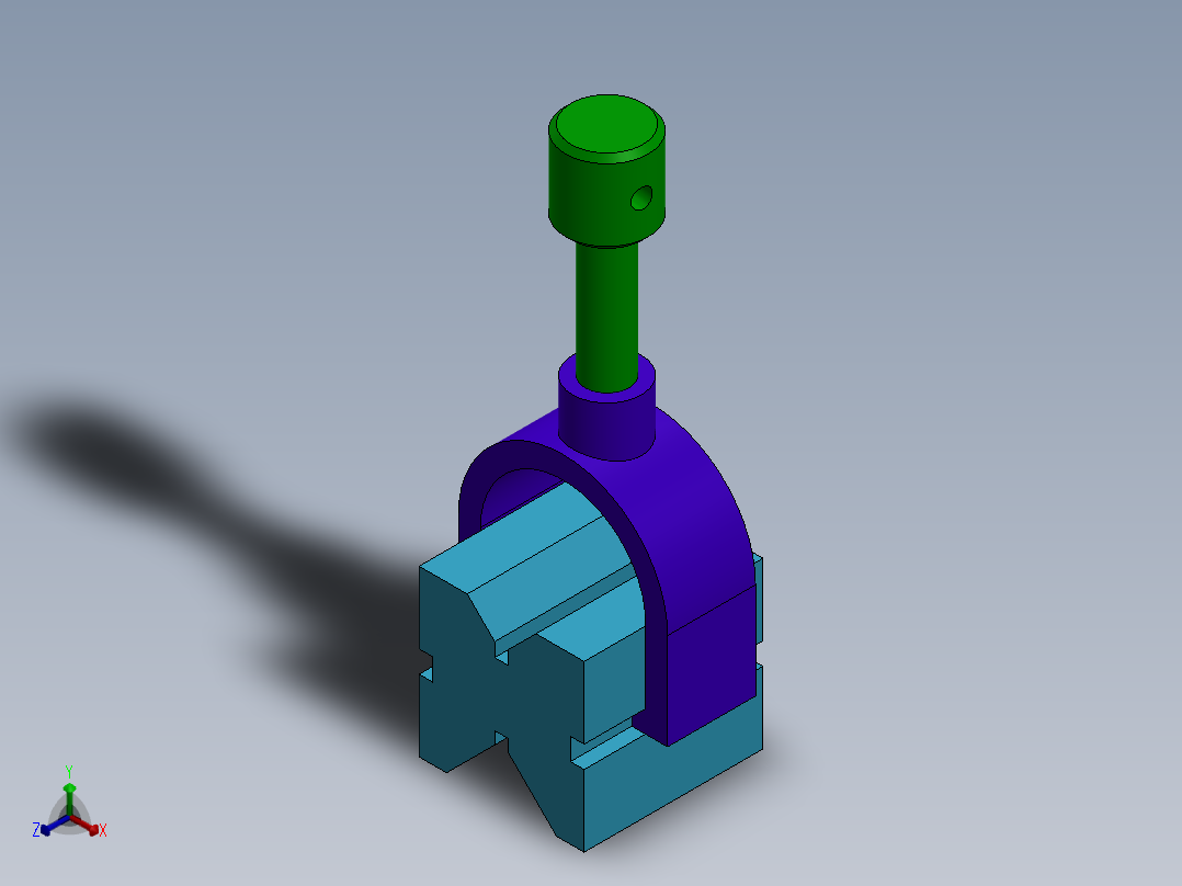 方管架子正等轴测图