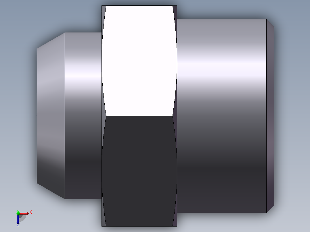 焊接直接头、1DW-36-25俯视图