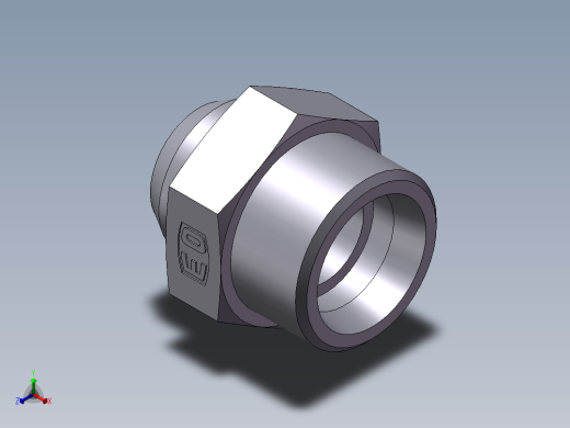 焊接直接头、1DW-36-25正等轴测缩略图