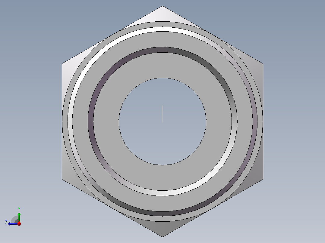 美制O圈密封接头、1DO-52-20右视图