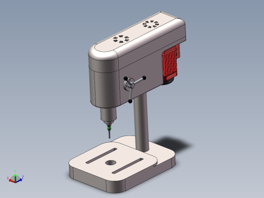 立式钻床3D+2D 1489398