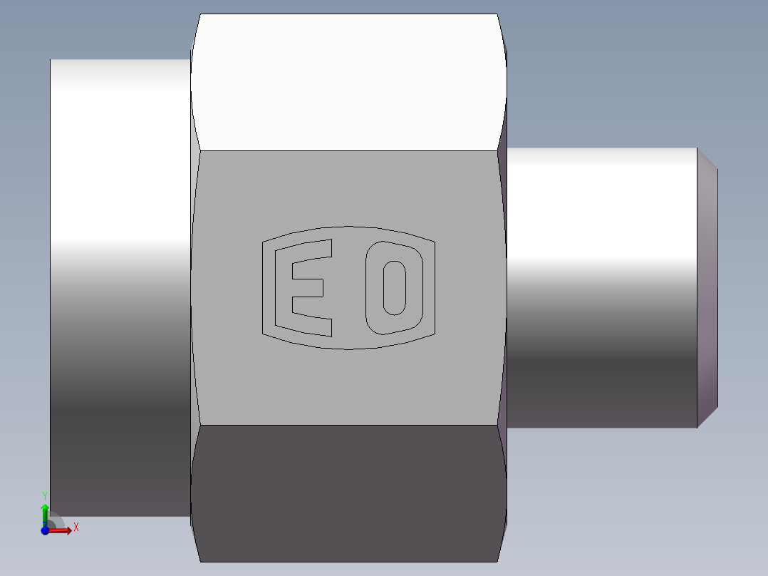 压力表接头-英制螺纹、5DB-16-08GDK前视图