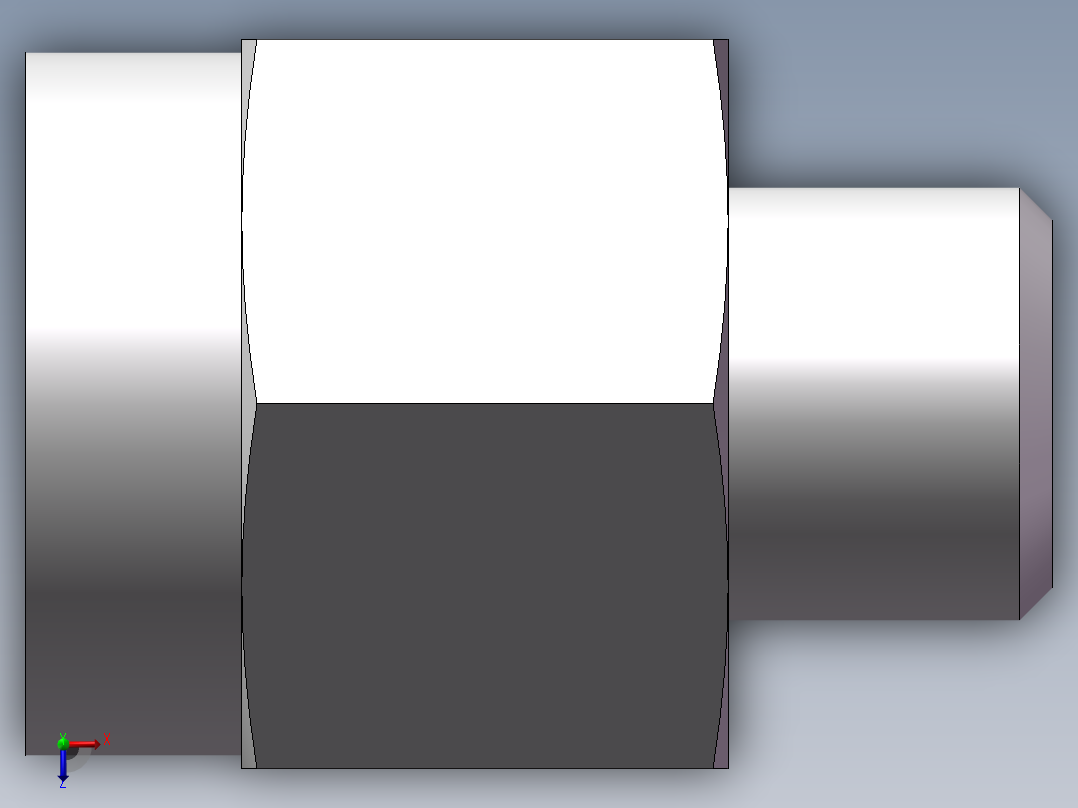 压力表接头-英制螺纹、5DB-16-08GDK俯视图