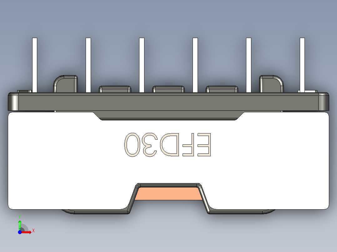 EFD30变压器前视图