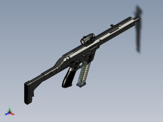 手枪左轮冲锋枪老式狙击步枪设计3D图纸veles-gs ×2 STP