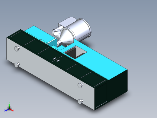 卧式注塑机模型-395303--8