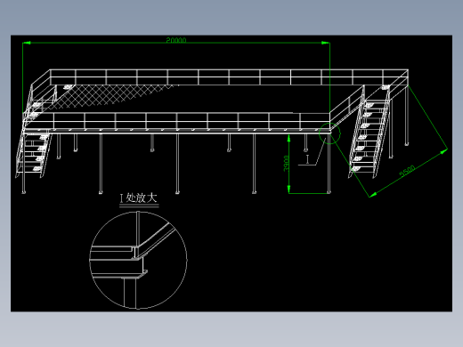 储存用高架平台