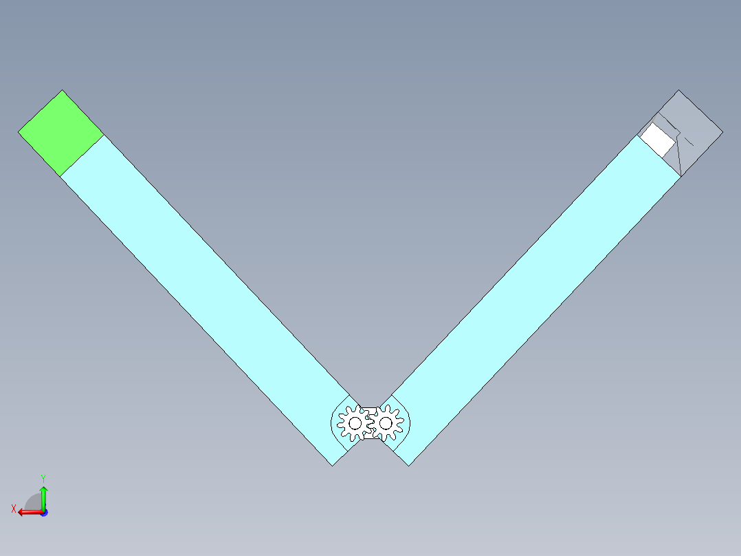 升降棋盘装配体后视图