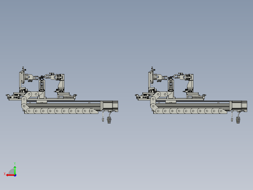 CZXD200321-02绳子送料打包机构后视图