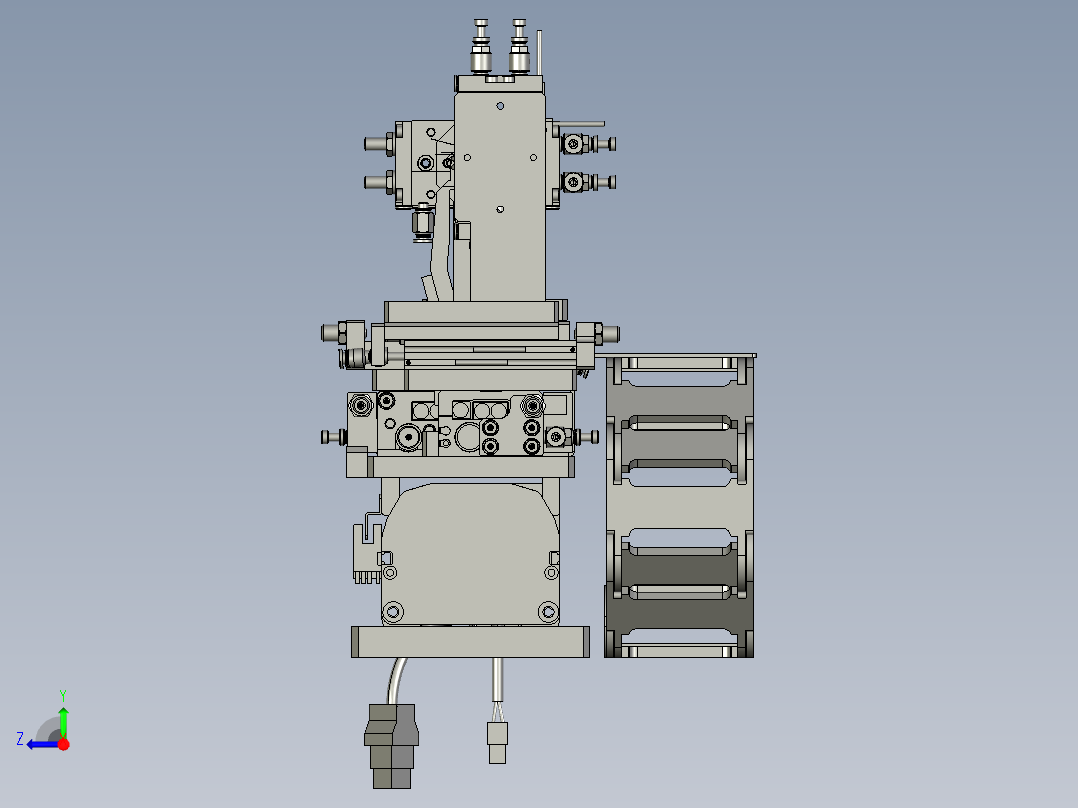 CZXD200321-02绳子送料打包机构右视图