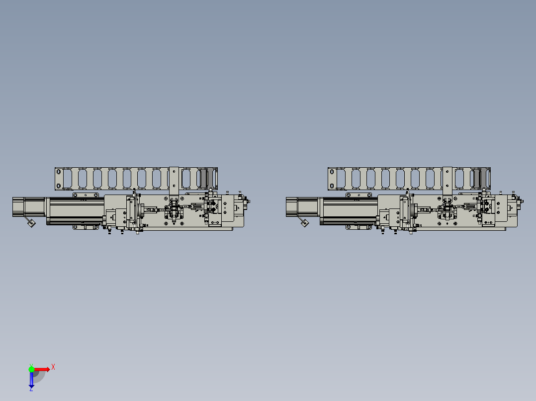 CZXD200321-02绳子送料打包机构俯视图