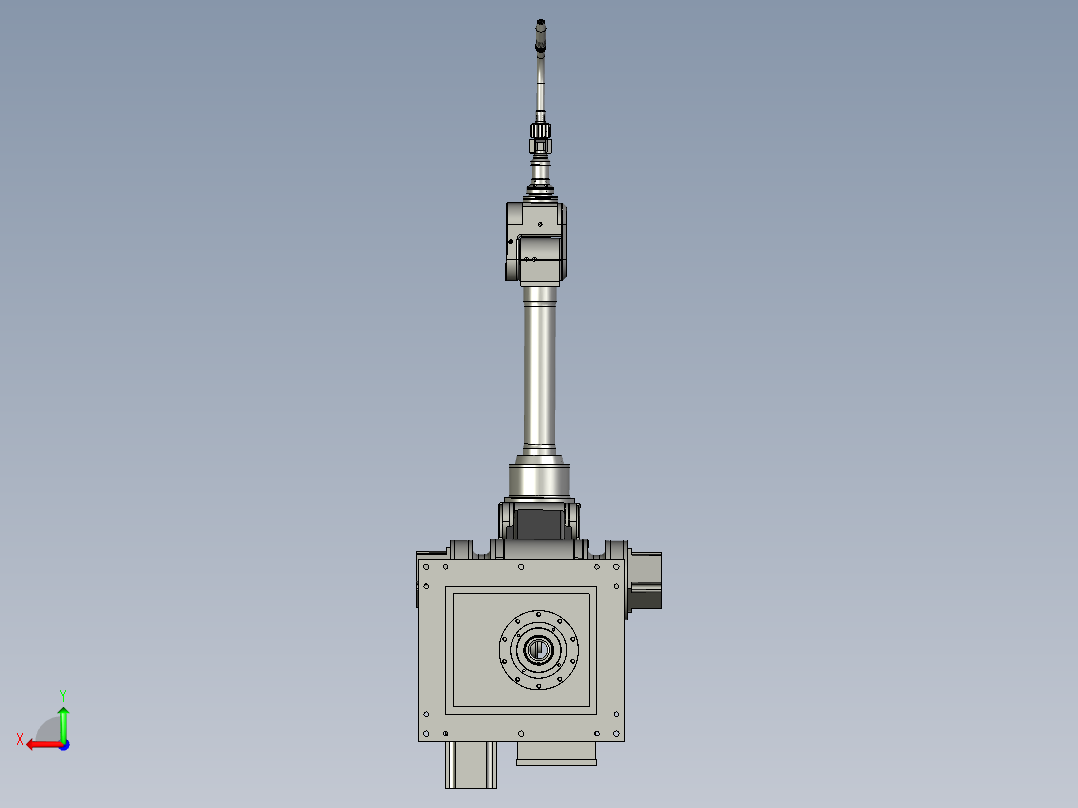 工业机器人自动化铁艺焊接机械手臂后视图