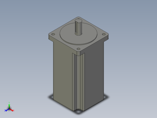 86步进电机--12N正等轴测缩略图