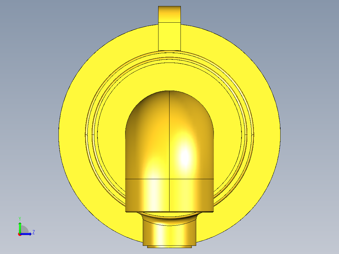 旋转水接头左视图