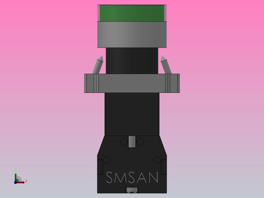 金属平头型按钮[GQB2-BW3361]按钮开关前视缩略图